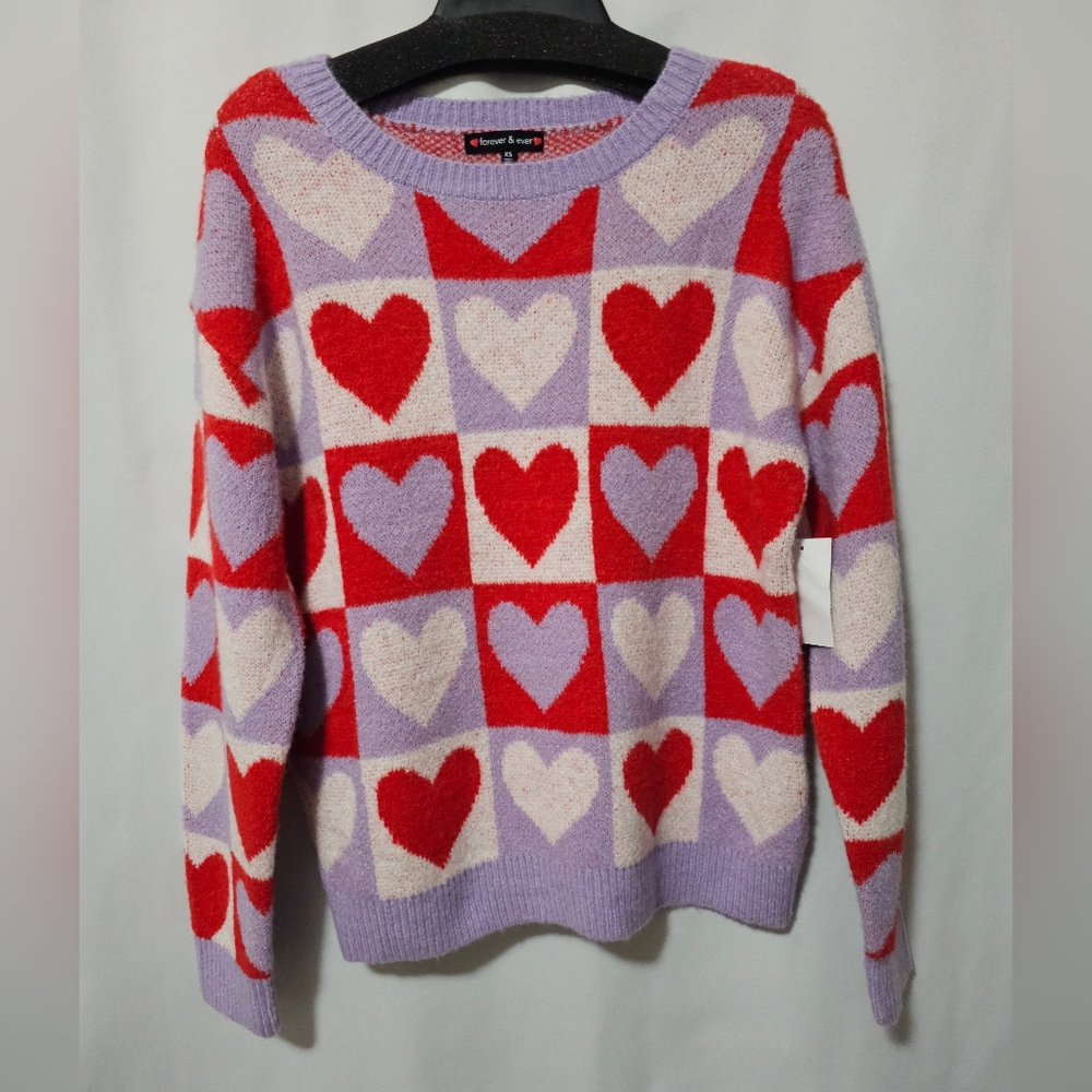 NWY Forever & Ever Heart Sweater
